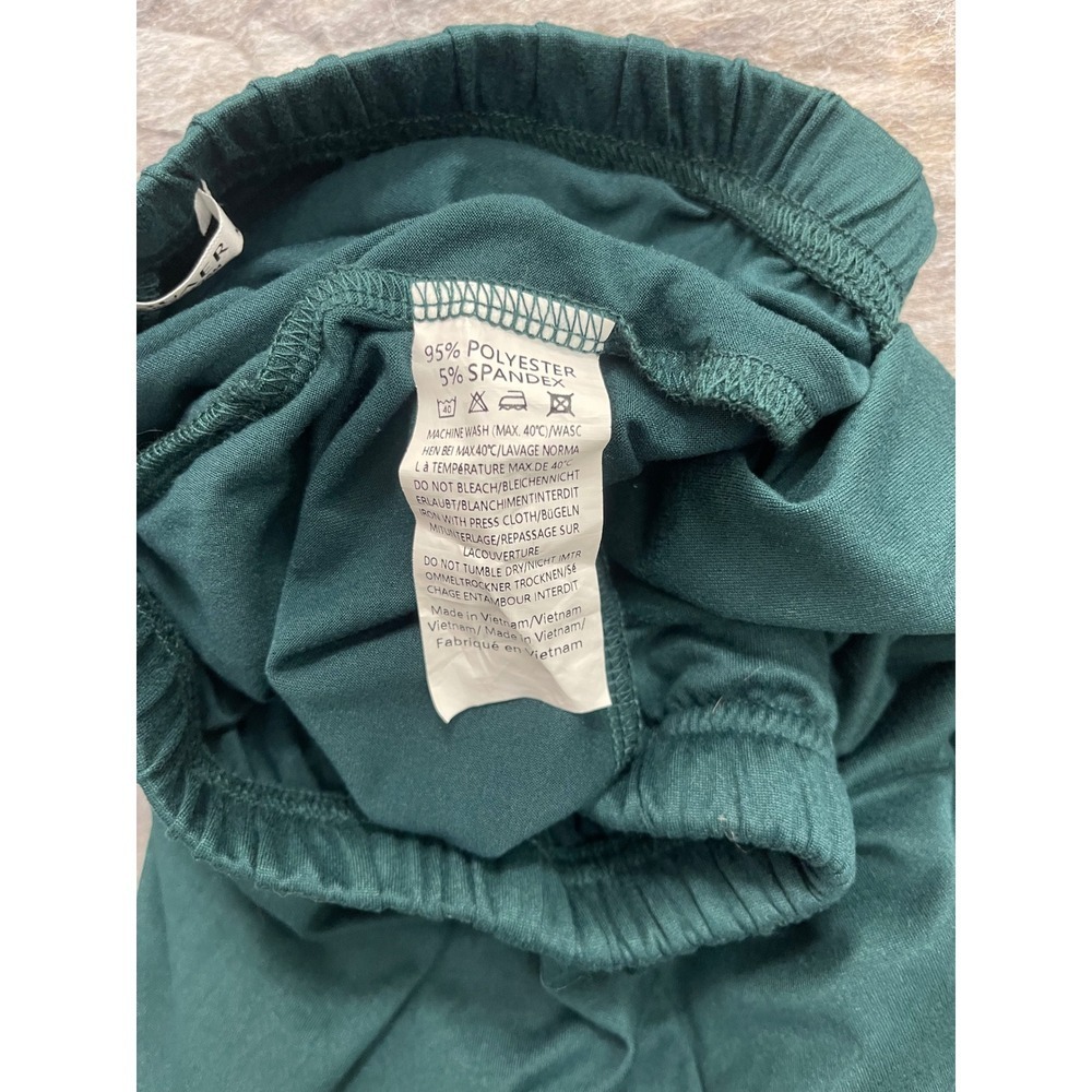 Ekouaer Womens Pajama Set Green Short Sleeve Button Down Pants Loungewear Medium - Picture 9 of 14